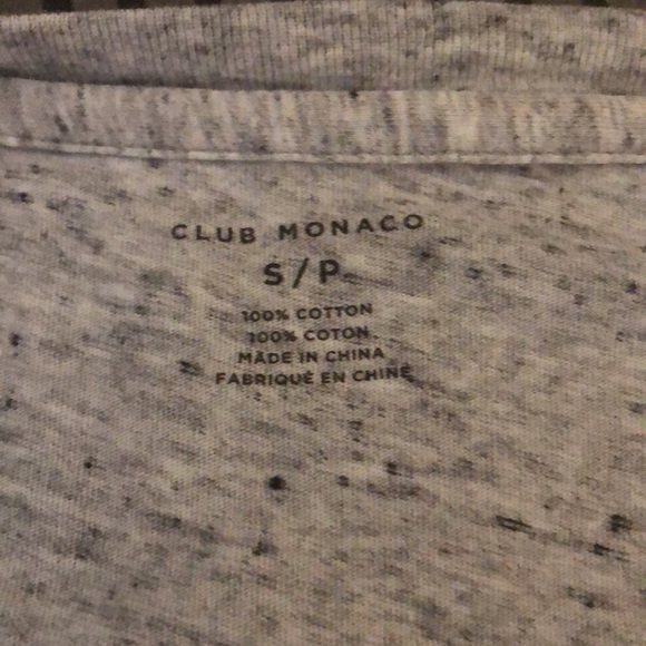 CLUB MONACO speckle T-shirt size small - Picture 7 of 7